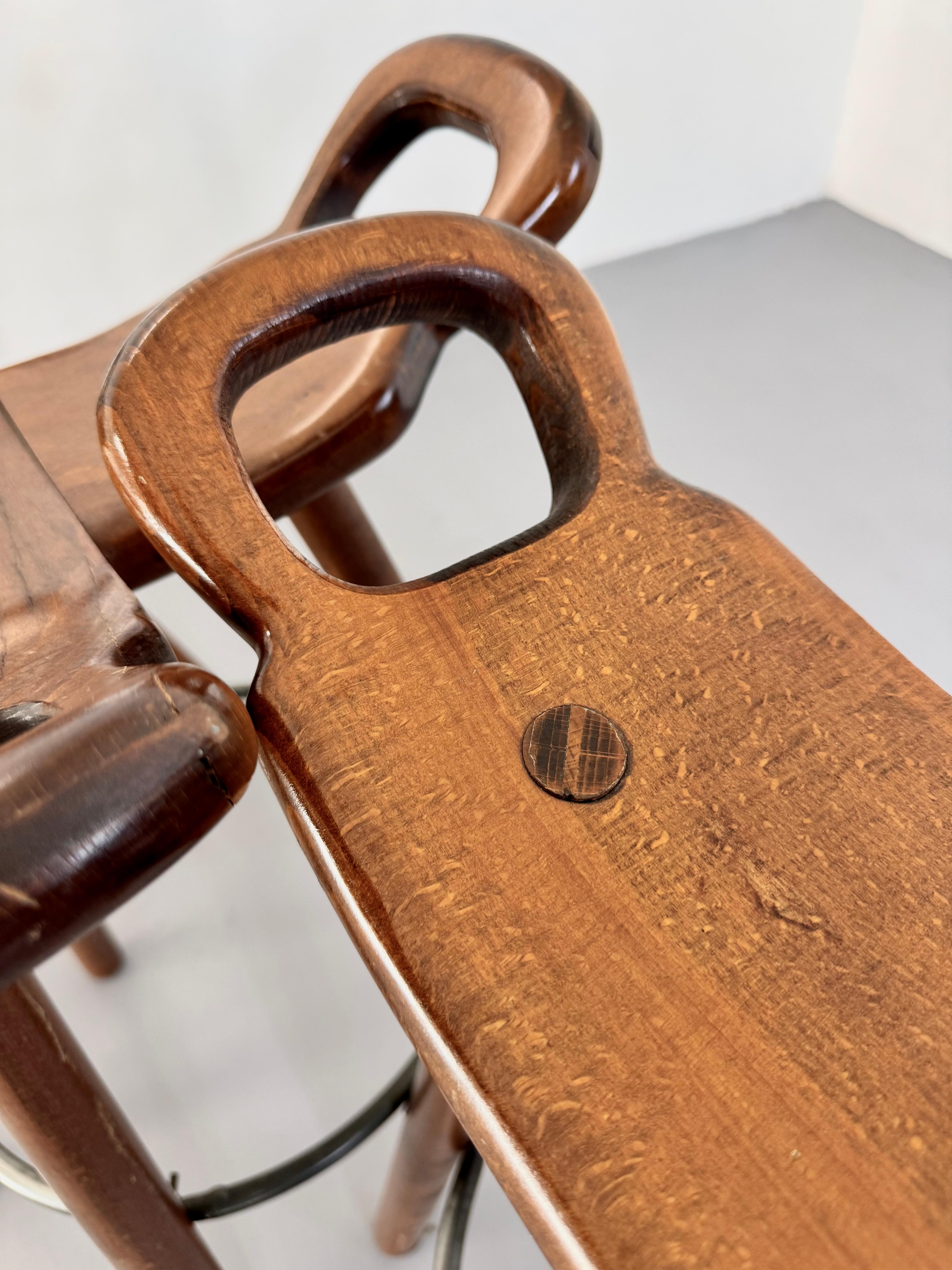 Vintage Brutalist Stool 