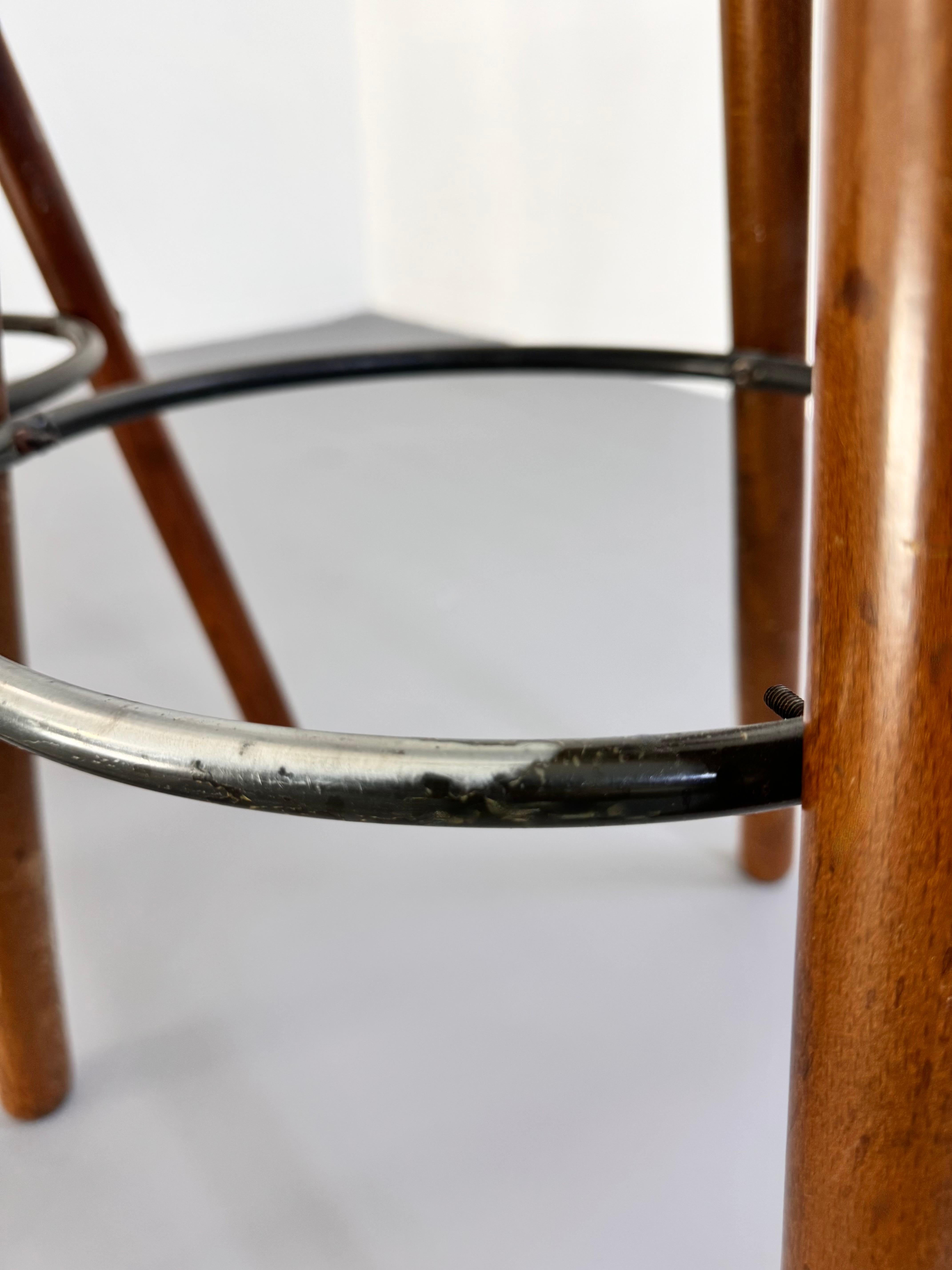 Vintage Brutalist Stool 