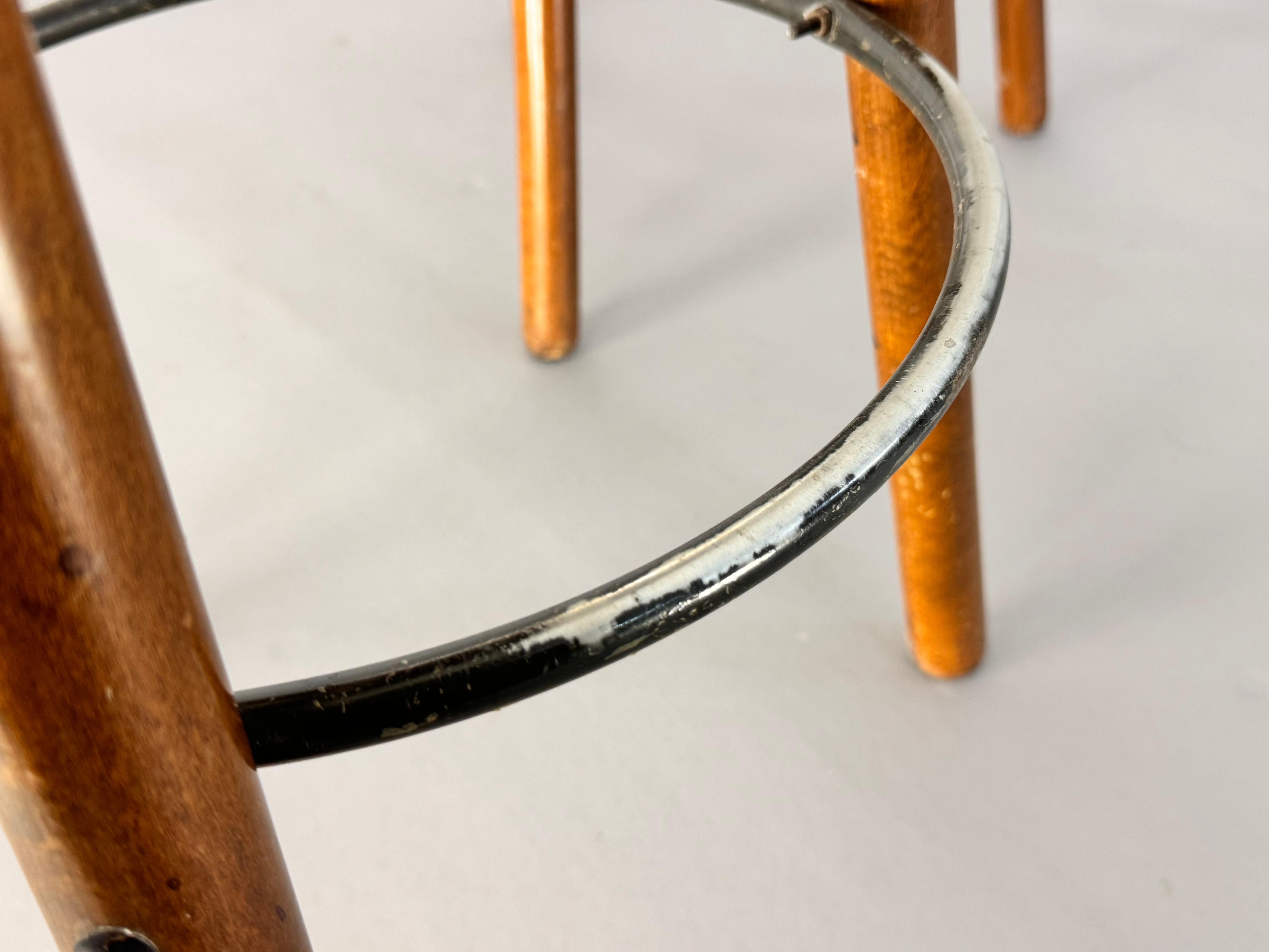 Vintage Brutalist Stool 