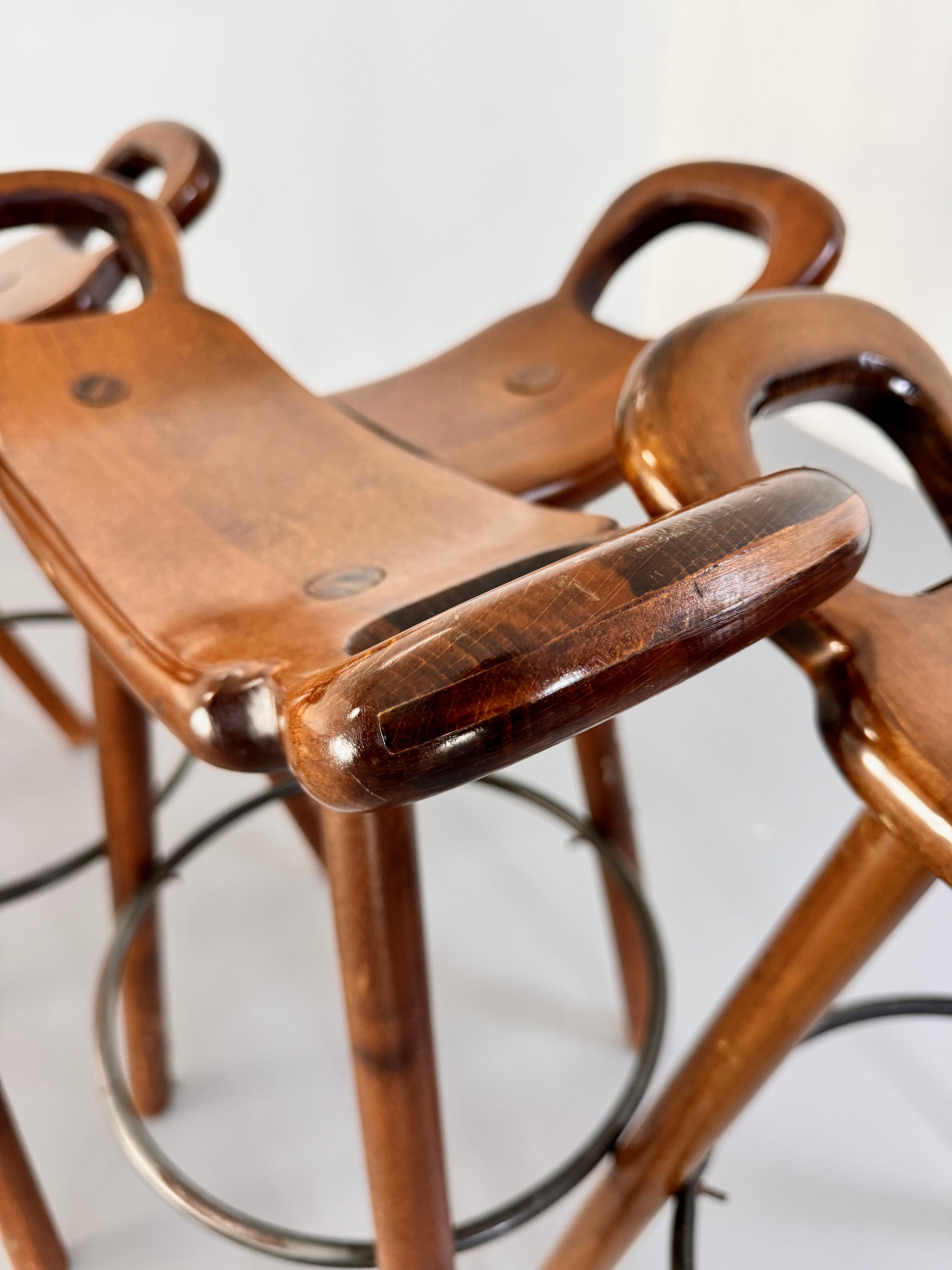Vintage Brutalist Stool 
