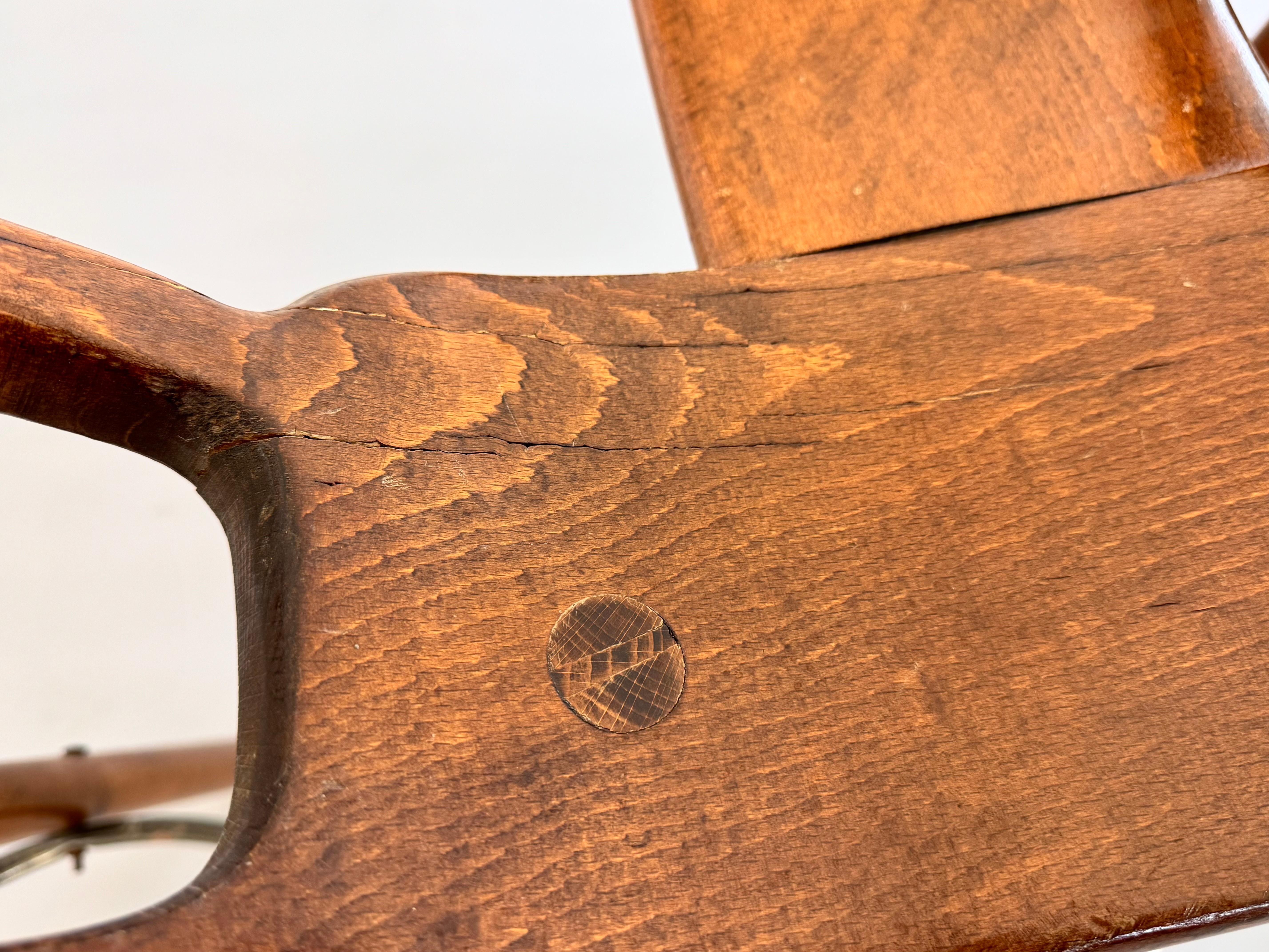 Vintage Brutalist Stool 