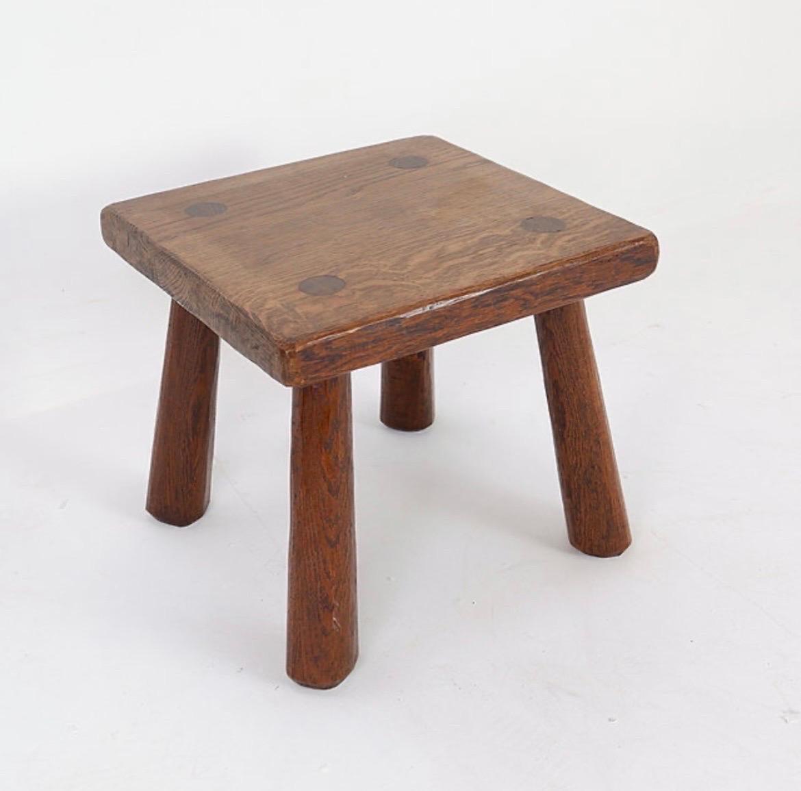 Mid-20th Century Vintage Brutalist Stool or Side table - 1960s