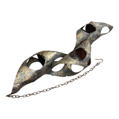 Vintage Brutalist Style Decorative Wall Hanging.