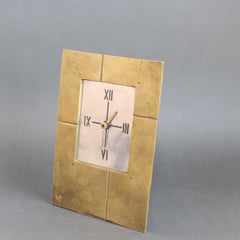 Brutalistische Tischuhr von David Marshall (ca. 1980er Jahre)