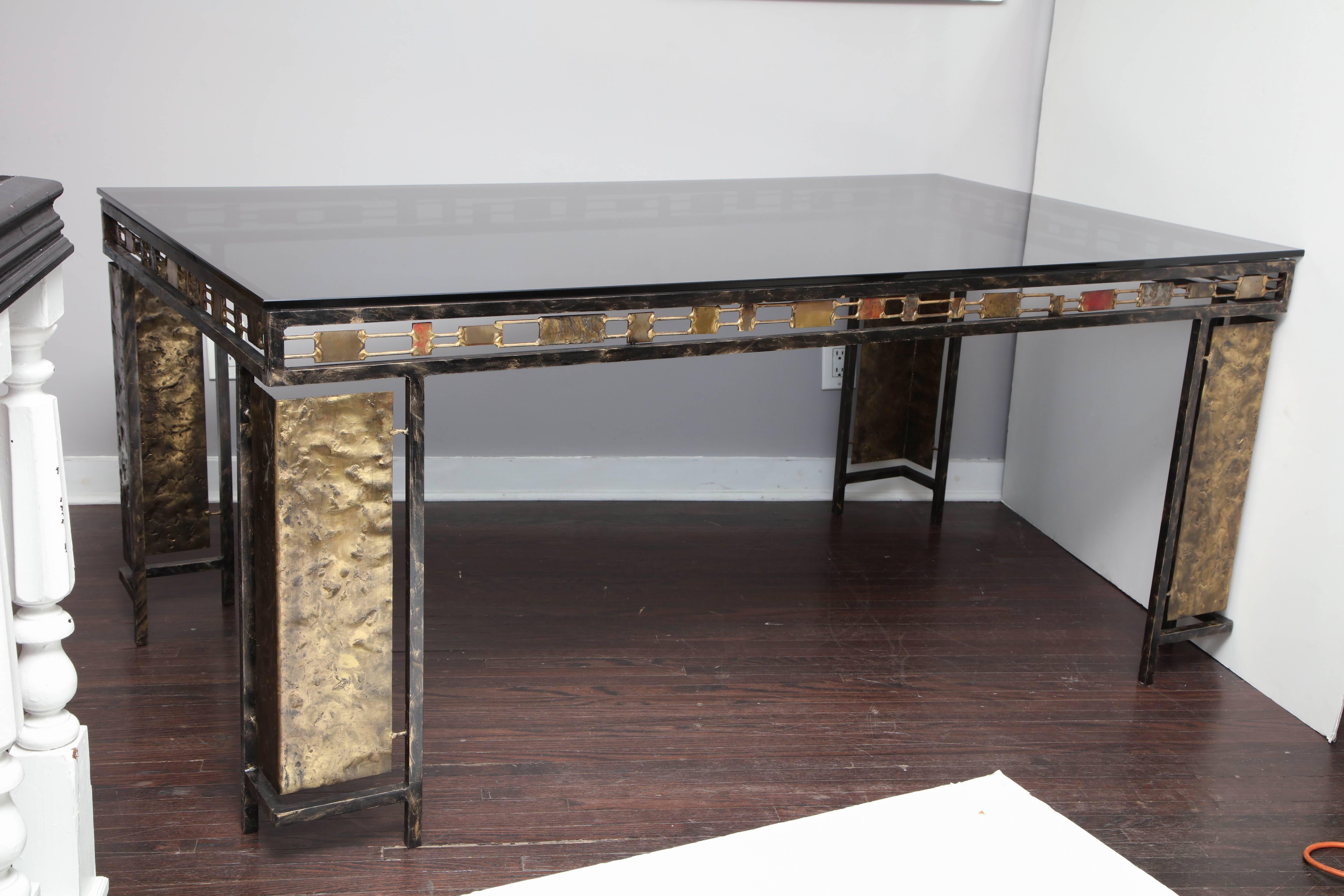 Vintage Brutalist Table Base by Silas Seandel 7