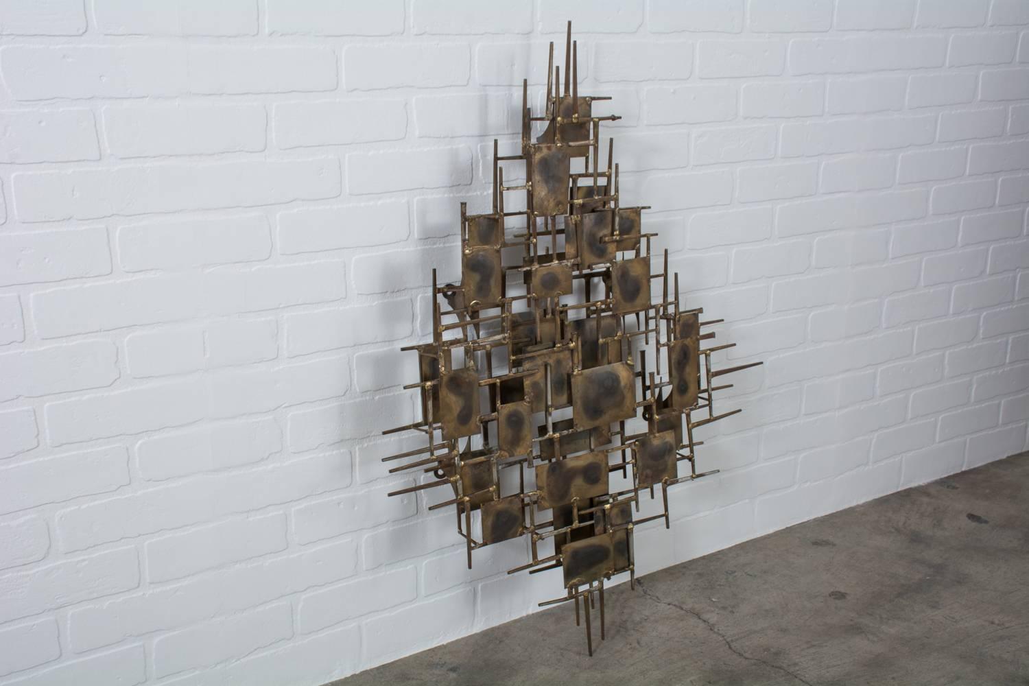 brutalist wall sculpture for sale