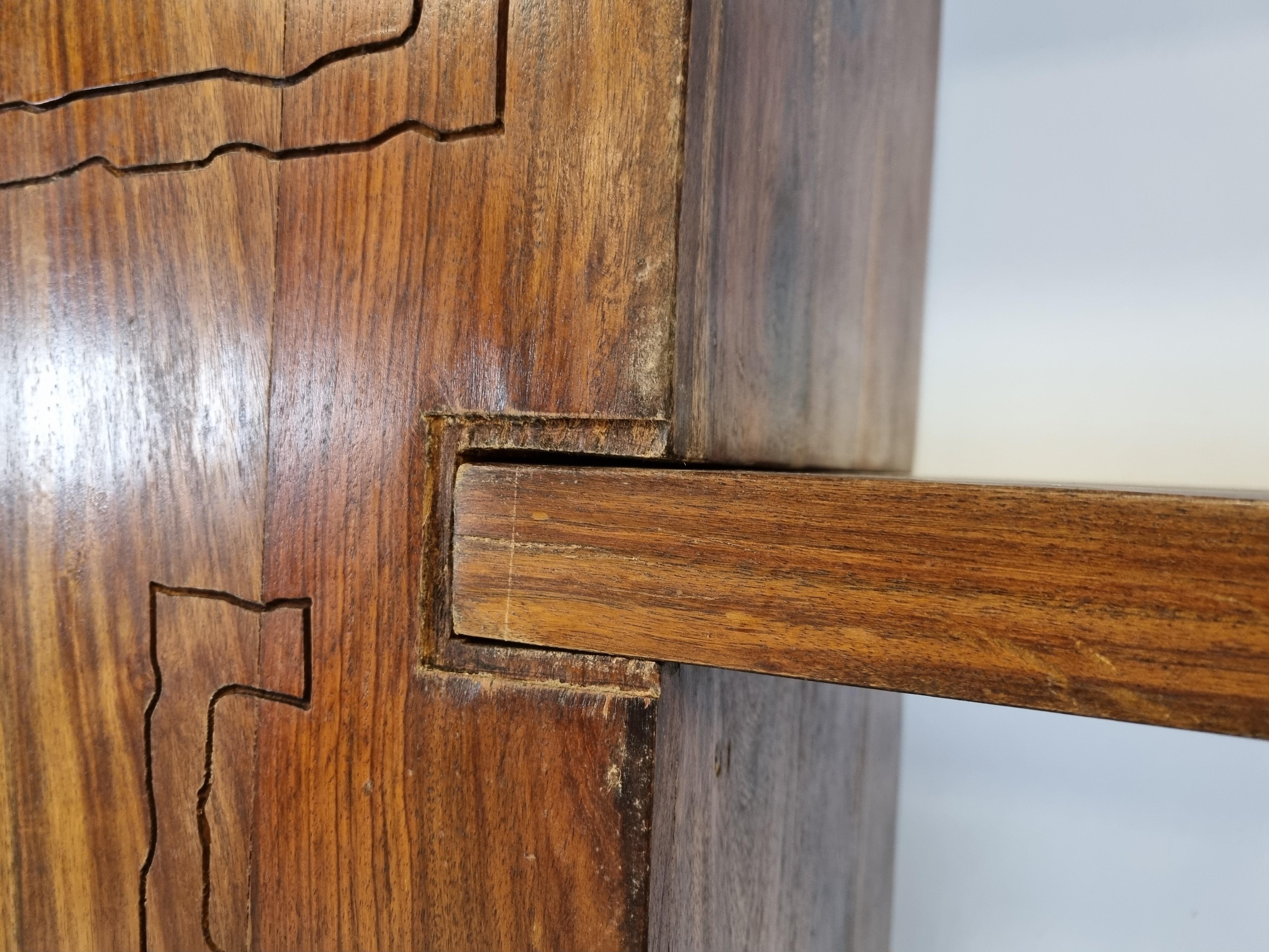 Mid-20th Century Vintage Brutalist Wall Unit, 1960s