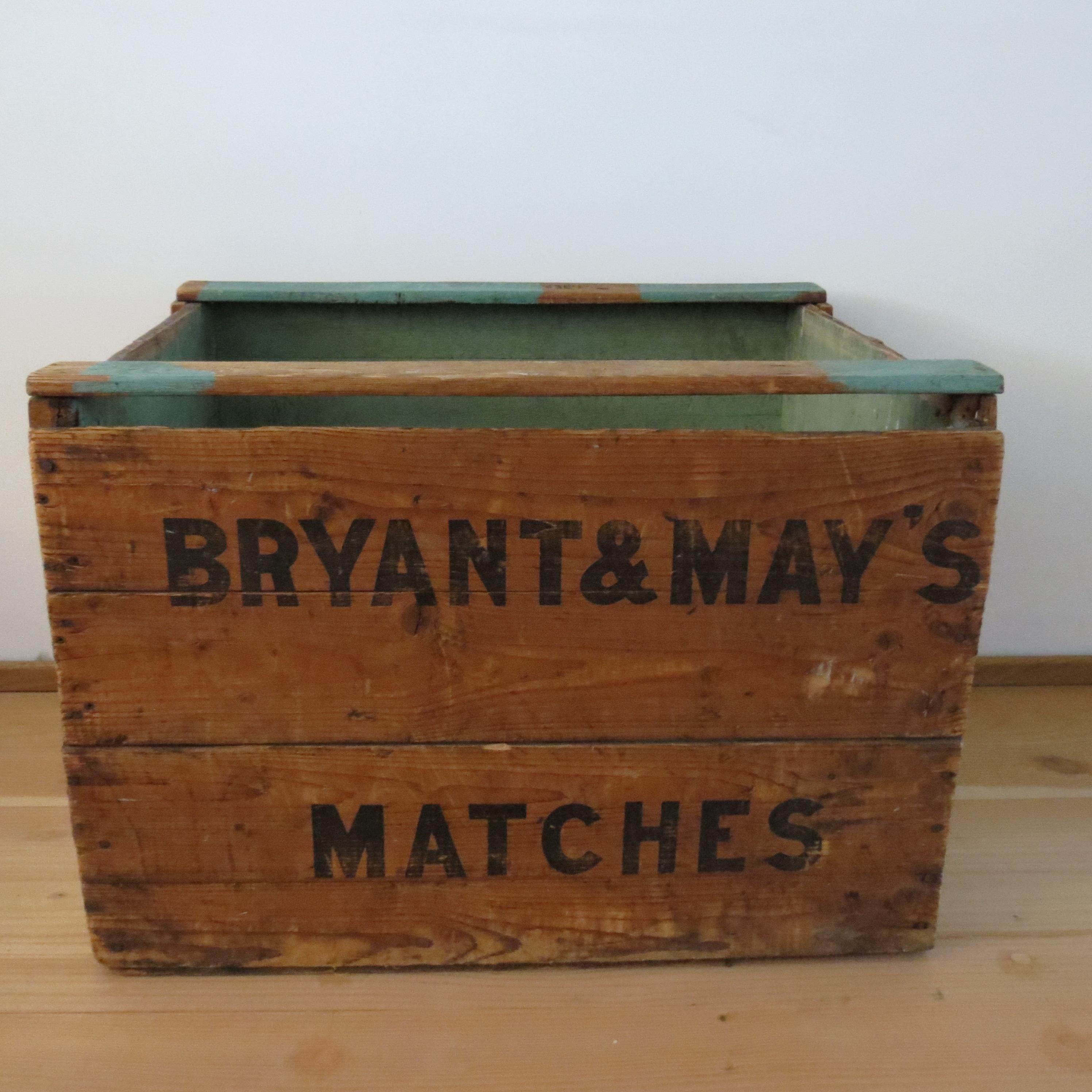 large vintage wooden boxes