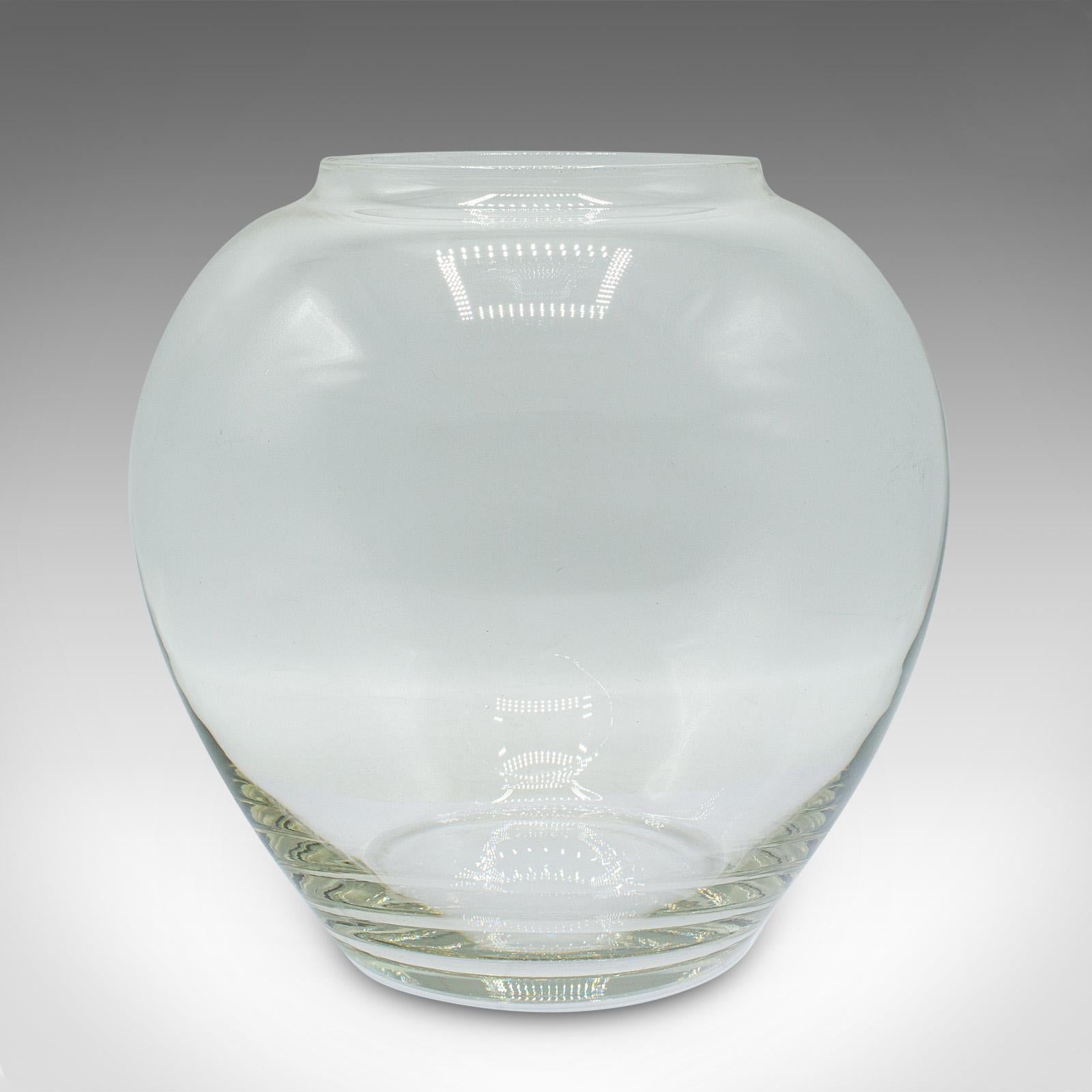 Servierschale in Blasenform, englisch, Glas, Fischschüssel, Pflanzgefäß, Mid-Century (Moderne der Mitte des Jahrhunderts) im Angebot