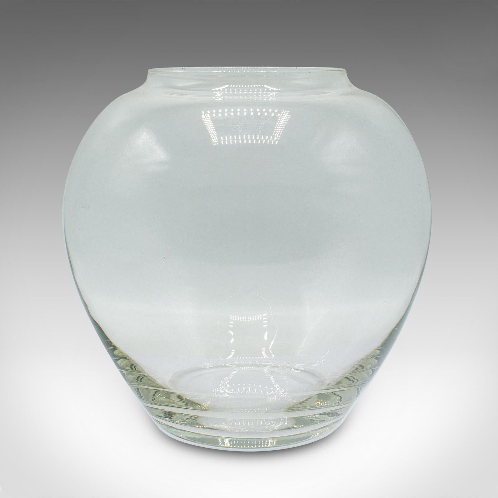 Servierschale in Blasenform, englisch, Glas, Fischschüssel, Pflanzgefäß, Mid-Century im Zustand „Gut“ im Angebot in Hele, Devon, GB