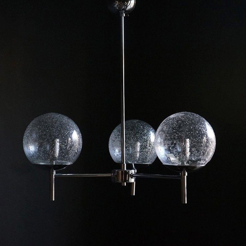 bubble light chandelier