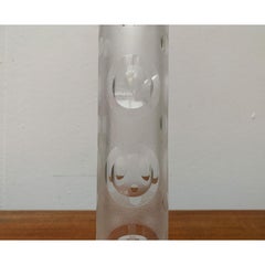 Vintage Bubble Glass Vase, 1970s