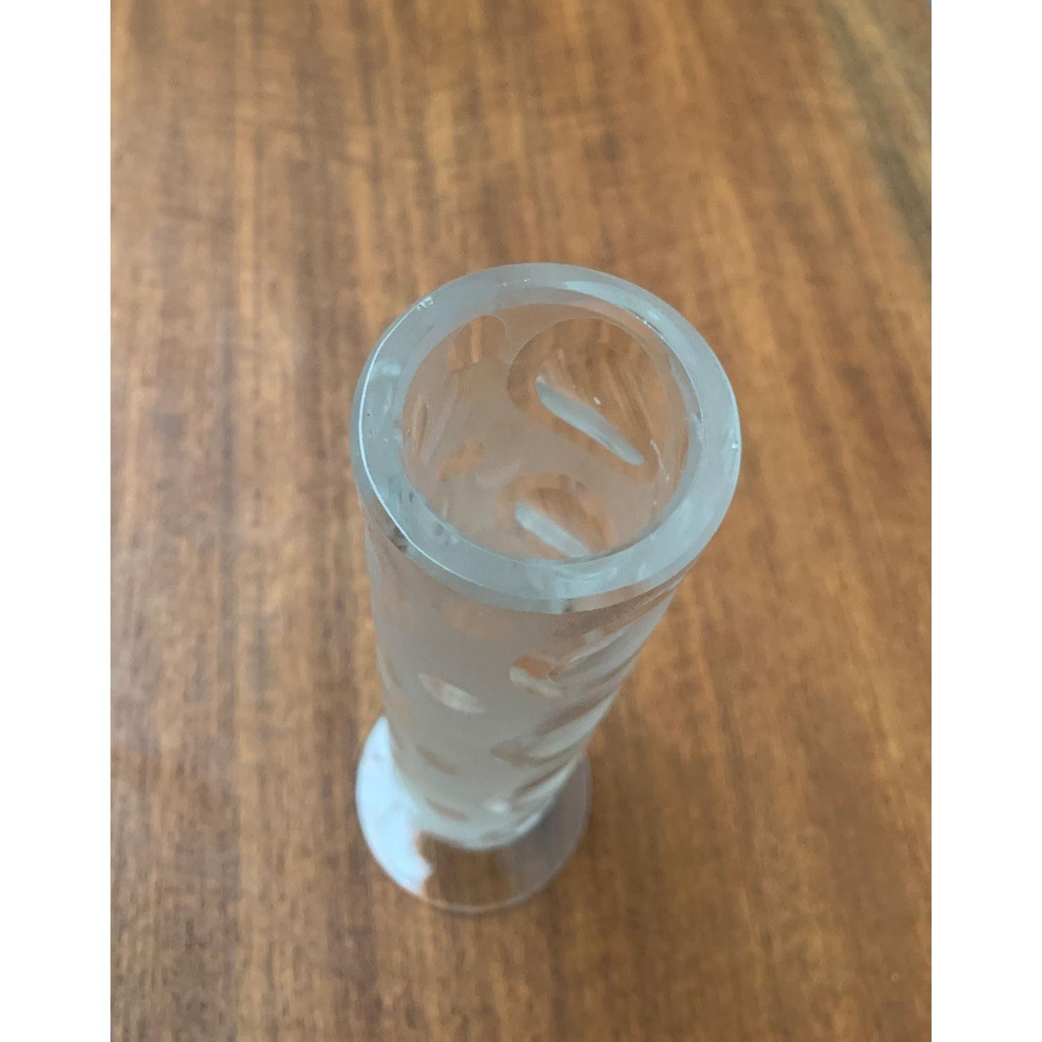 Vintage Bubble Glass Vase, 1970s For Sale at 1stDibs