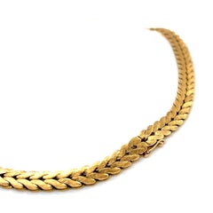 Vintage Buccellati Collier en or jaune 18 carats Circa 1960