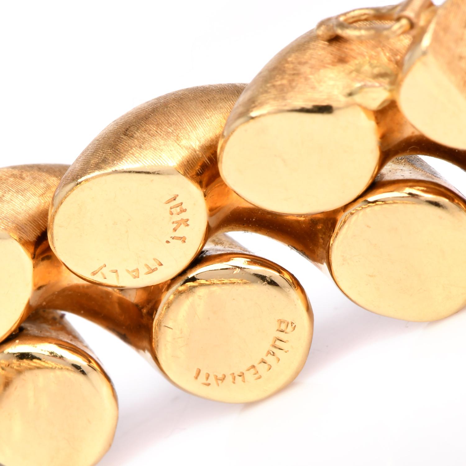 Breites Torsade-Armband aus 18 Karat Gold und Satin von Buccellati  im Zustand „Hervorragend“ im Angebot in Miami, FL
