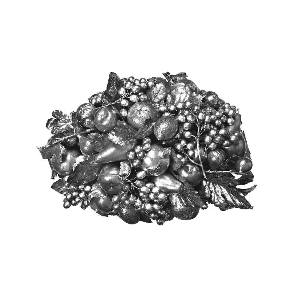 An exceptional example of mid-century Italian silverwork, this vintage centerpiece by Mario Buccellati showcases the legendary artisan's mastery of form, texture, and composition. Entirely hand-crafted in sterling silver, the piece is designed as an