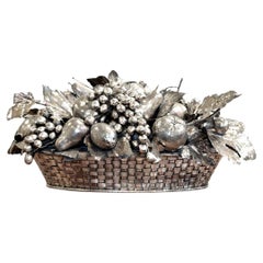 Vintage Buccellati Fruit Basket, Silver, Circa 1970