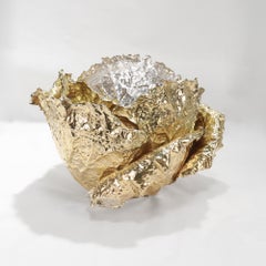 Vintage Buccellati Parcel Gilt Sterling Silver Figural Cabbage Centerpiece