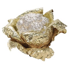 Vintage Buccellati Parcel Gilt Sterling Silver Figural Cauliflower Centerpiece