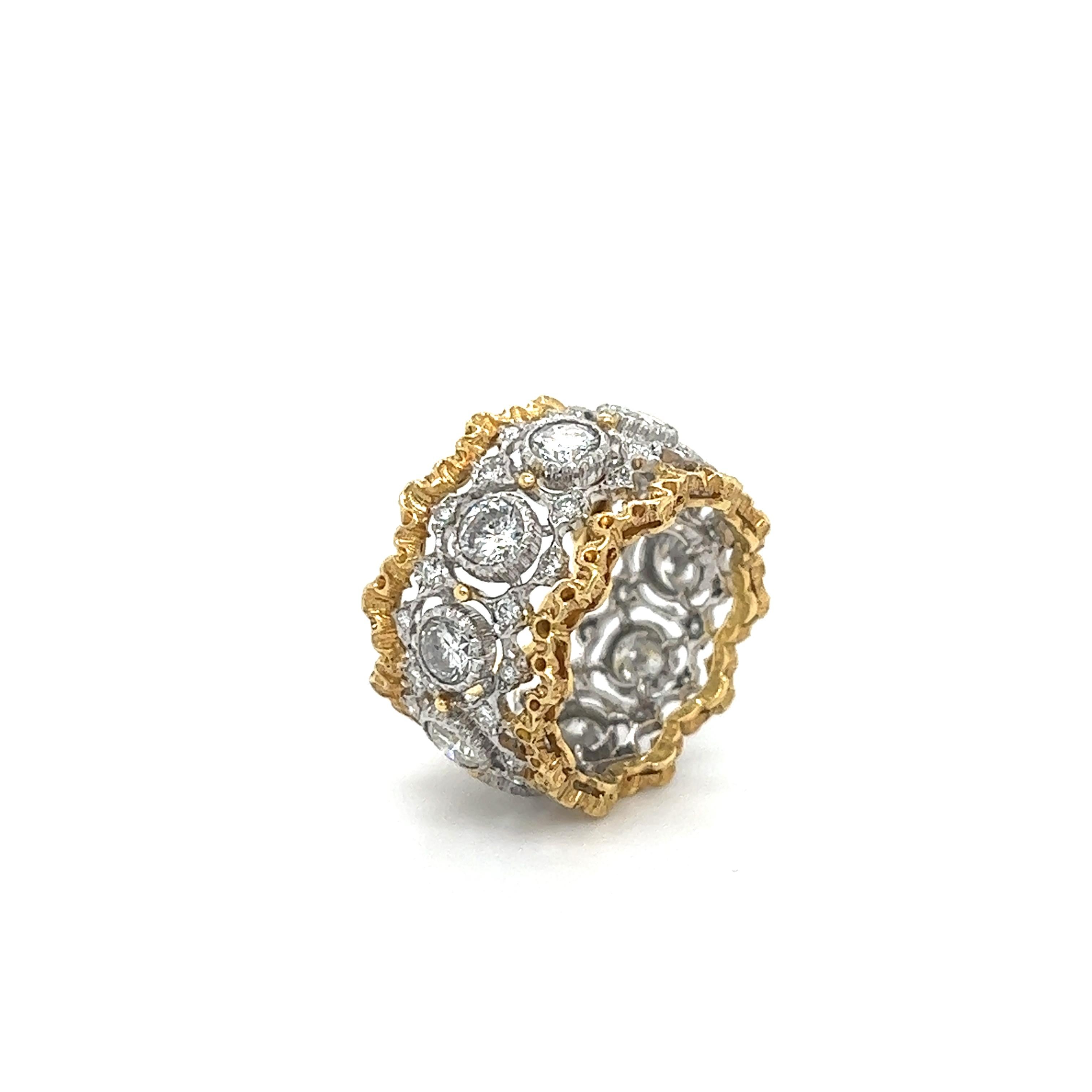 buccellati rombi eternelle ring