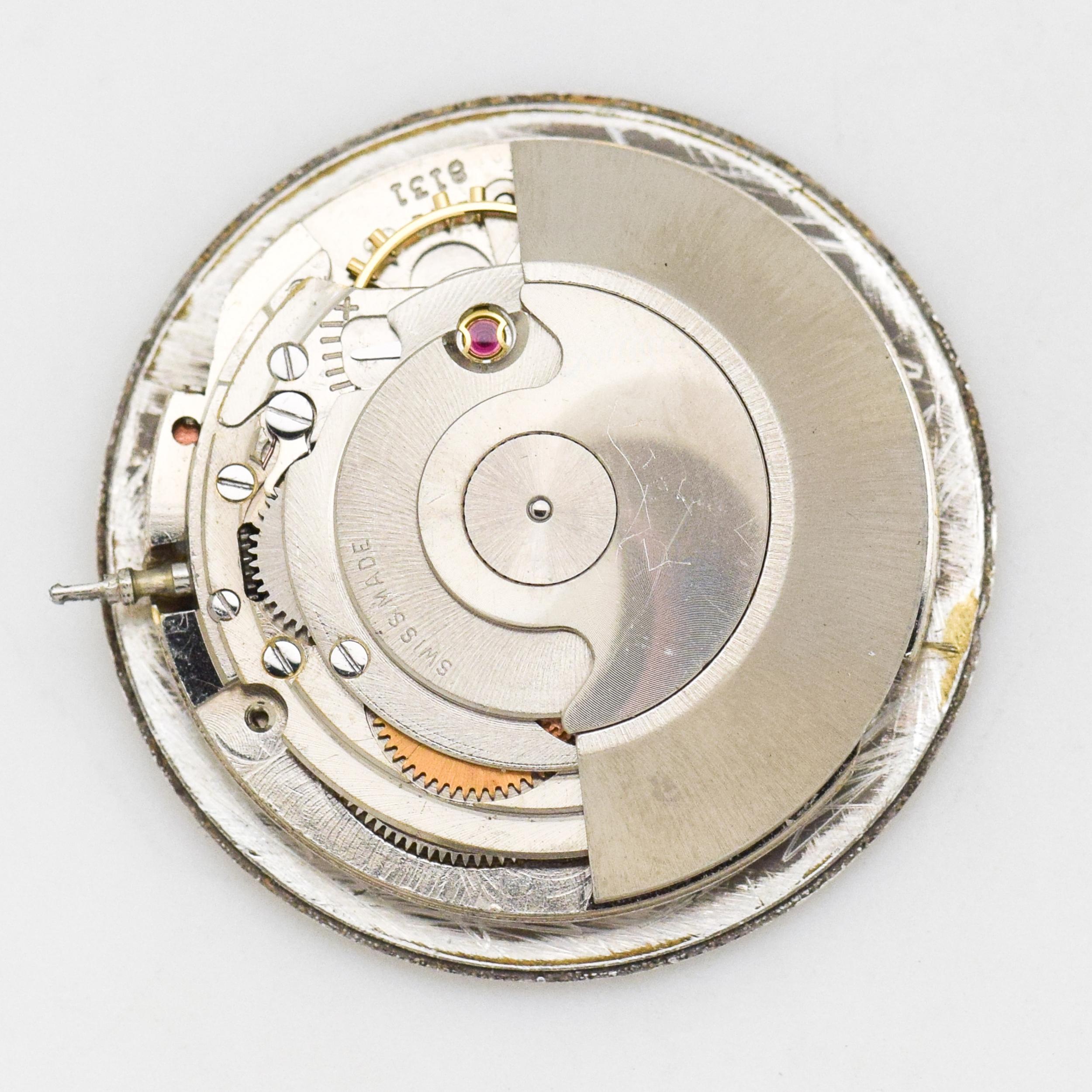 Vintage Bucherer Stainless Steel Watch, 1960s 2