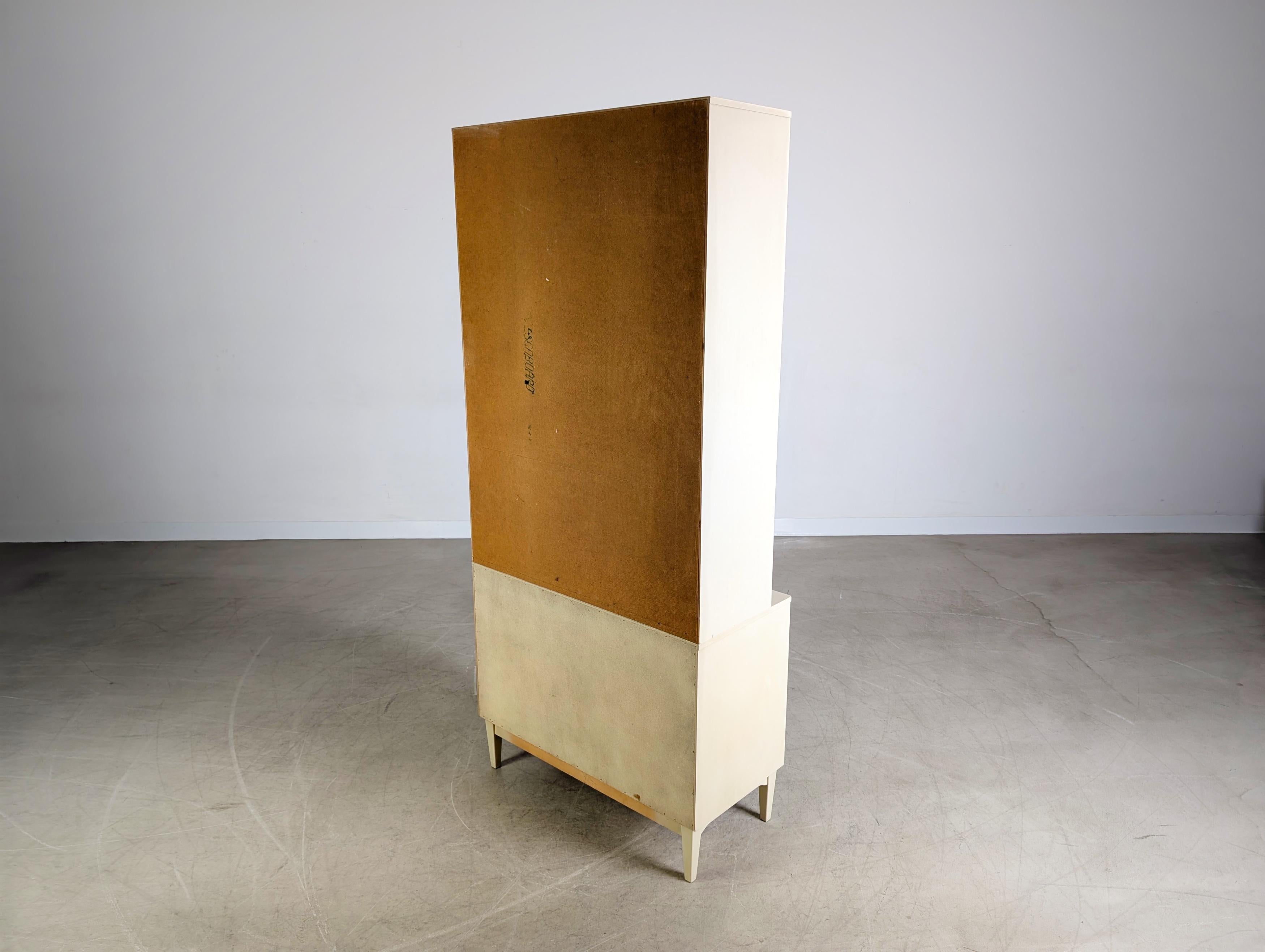 Vintage Bücherregal Svante Skogh Schrank shabby chic Landhaus For Sale 3