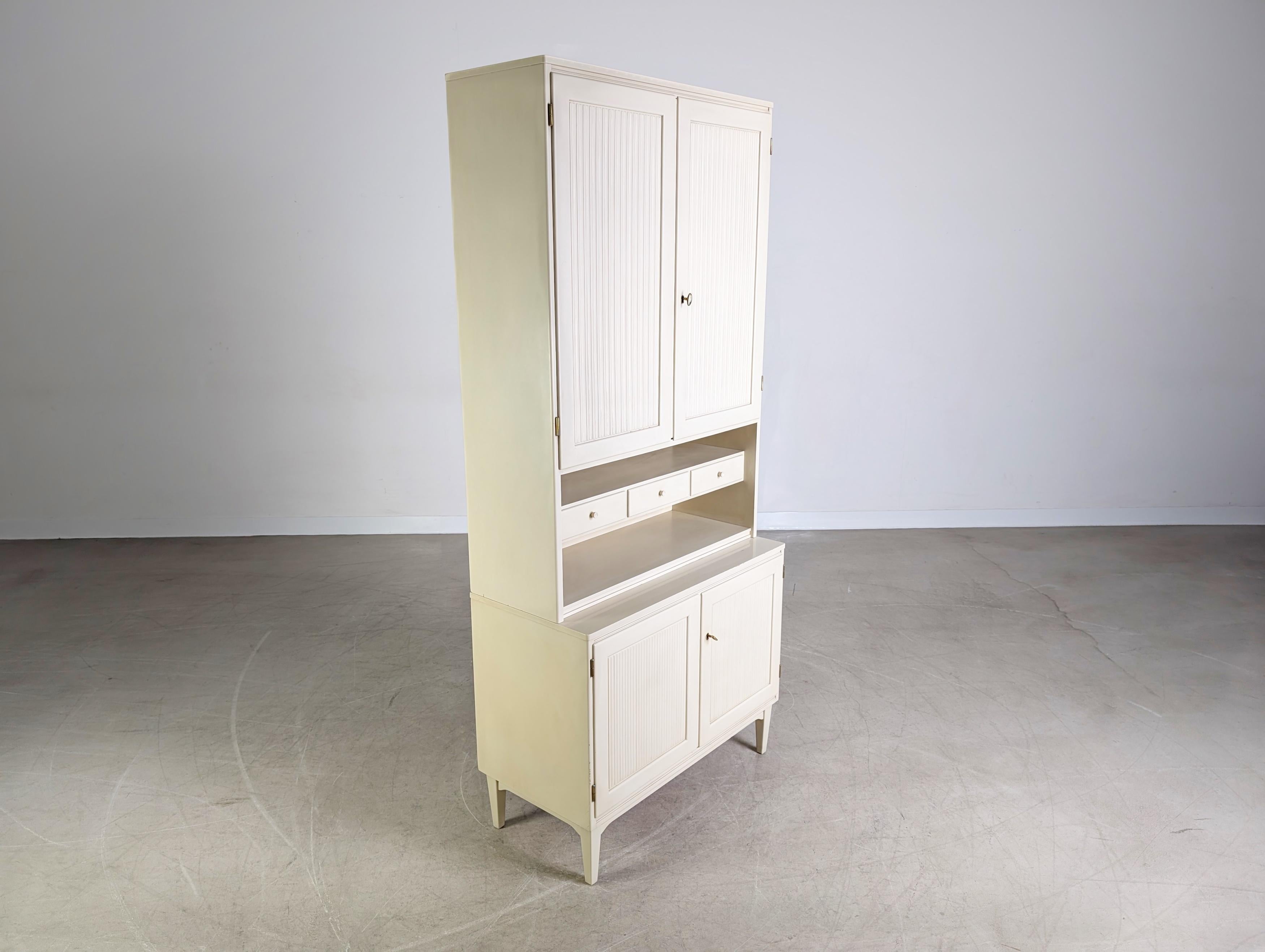 Mid-Century Modern Vintage Bücherregal Svante Skogh Schrank shabby chic Landhaus For Sale
