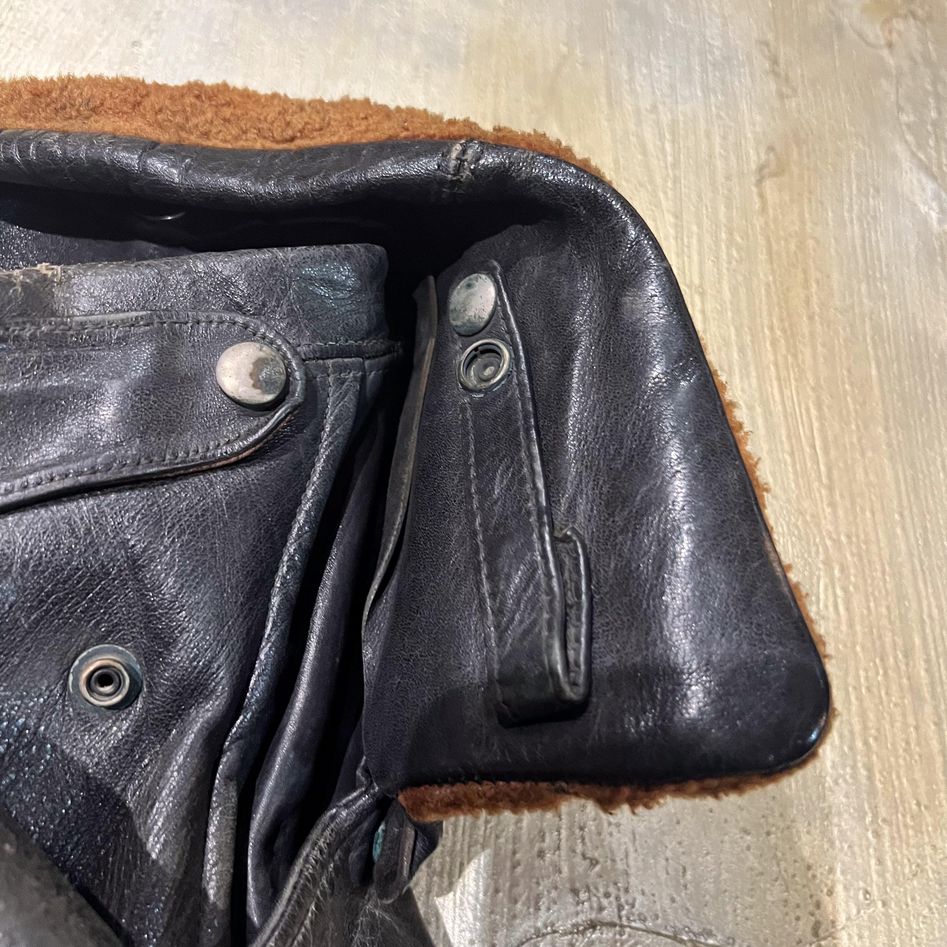 Vintage Buco Leather Motorcycle Jacket Joseph Buegeleisen Co Detroit 6