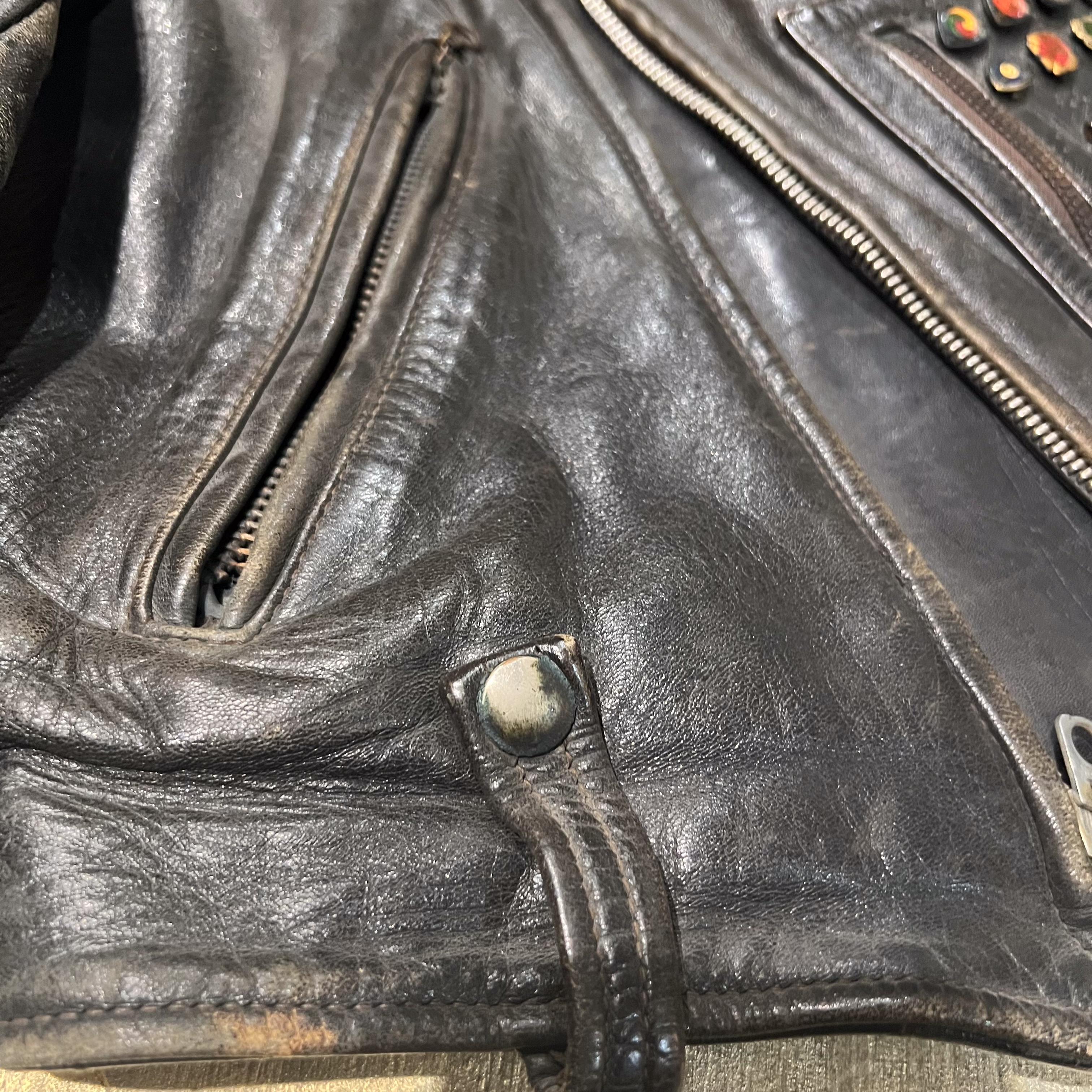 American Vintage Buco Leather Motorcycle Jacket Joseph Buegeleisen Co Detroit