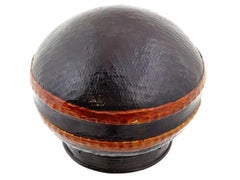 Vintage Buddhist traditional lidded vessel Hsun Ok