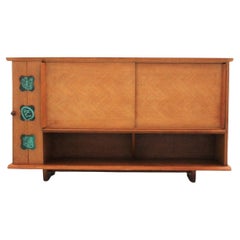 Vintage Buffet in Light Oak, Guillerme and Chambron