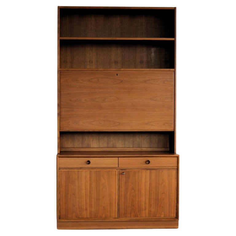 vintage buffet wall unit 60s Sweden For Sale at 1stDibs