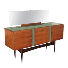 Vintage Buffet with Mirror, Italy, 1950s