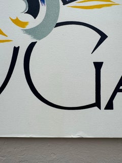 Vintage Bugatti "Le Champion du Monde 1926" Racing Print, Art Deco