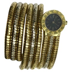 Reloj vintage Bulgari 18K Serpenti Tubogas bicolor para señora