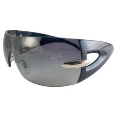 Lunettes de soleil vintage Bulgari 8025 Mask Wrap Around 2001 Italie