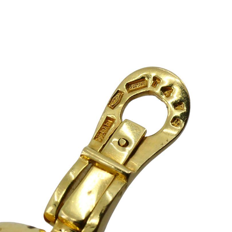 Vintage Bvlgari Alveare 18k Gold Steel Clip Earrings 4