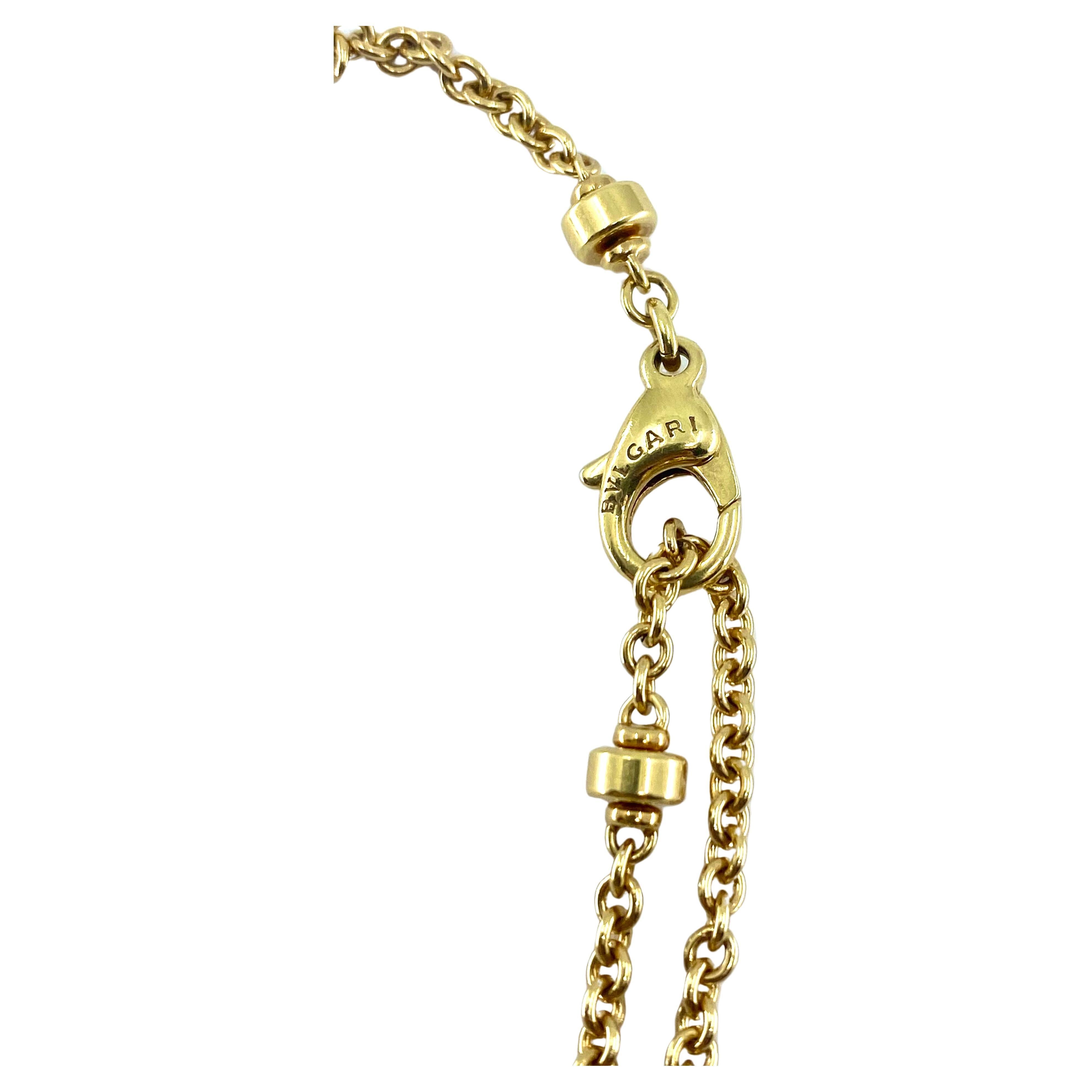 Vintage Bulgari Amethyst Peridot Necklace 18k Gold 3