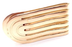 Vintage Bulgari Bulgari Black Onyx Yellow Gold Money Clip