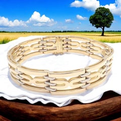 Bulgari Bvlgari Bracelet vintage à maillons en or jaune