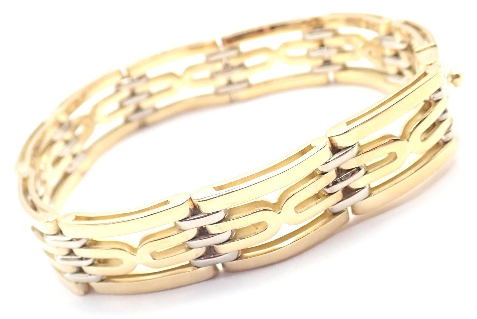 Vintage Bulgari Bvlgari Link Yellow Gold Bracelet For Sale 1
