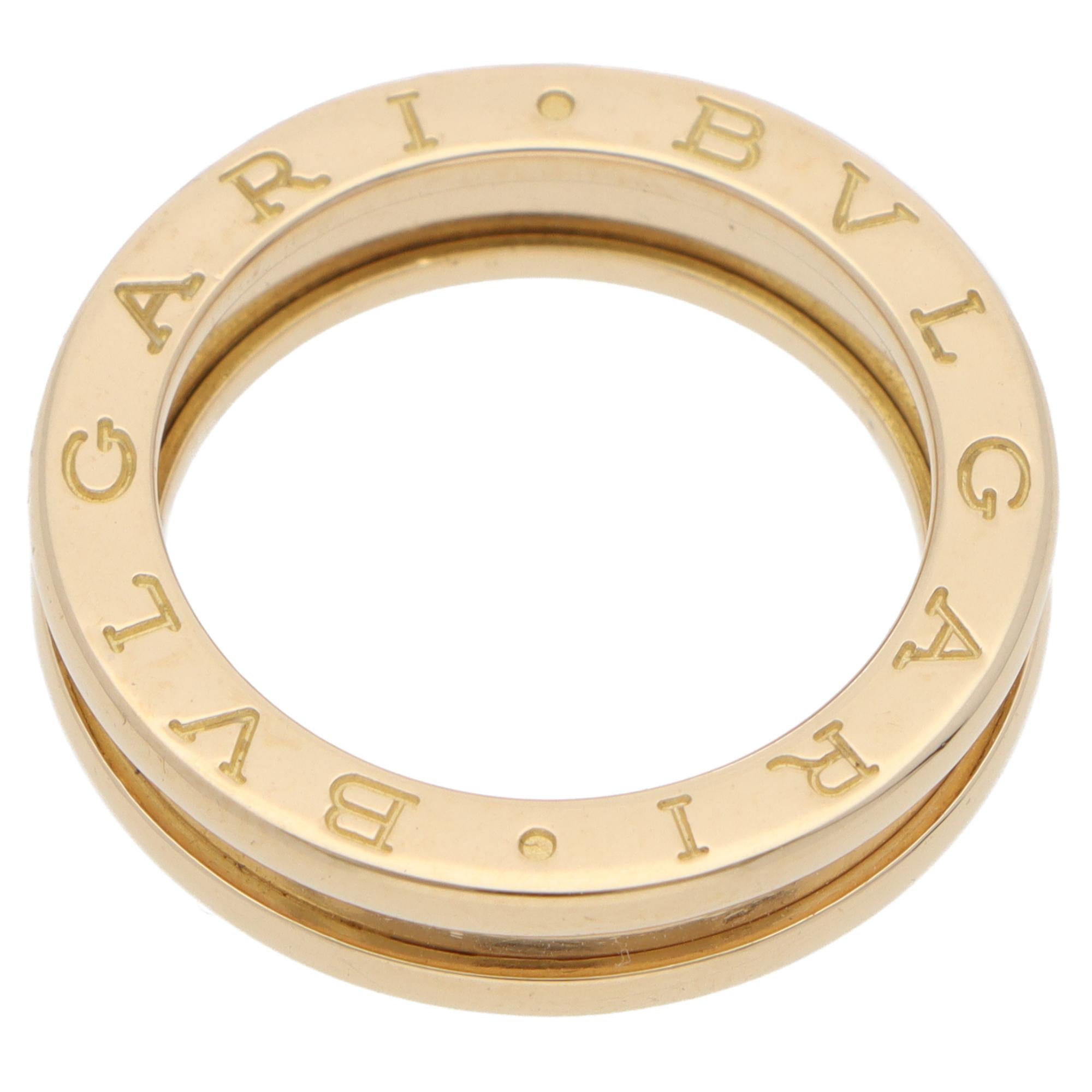 Anello Bulgari B.zero1 d'epoca in oro giallo. In condizioni buone a London, GB