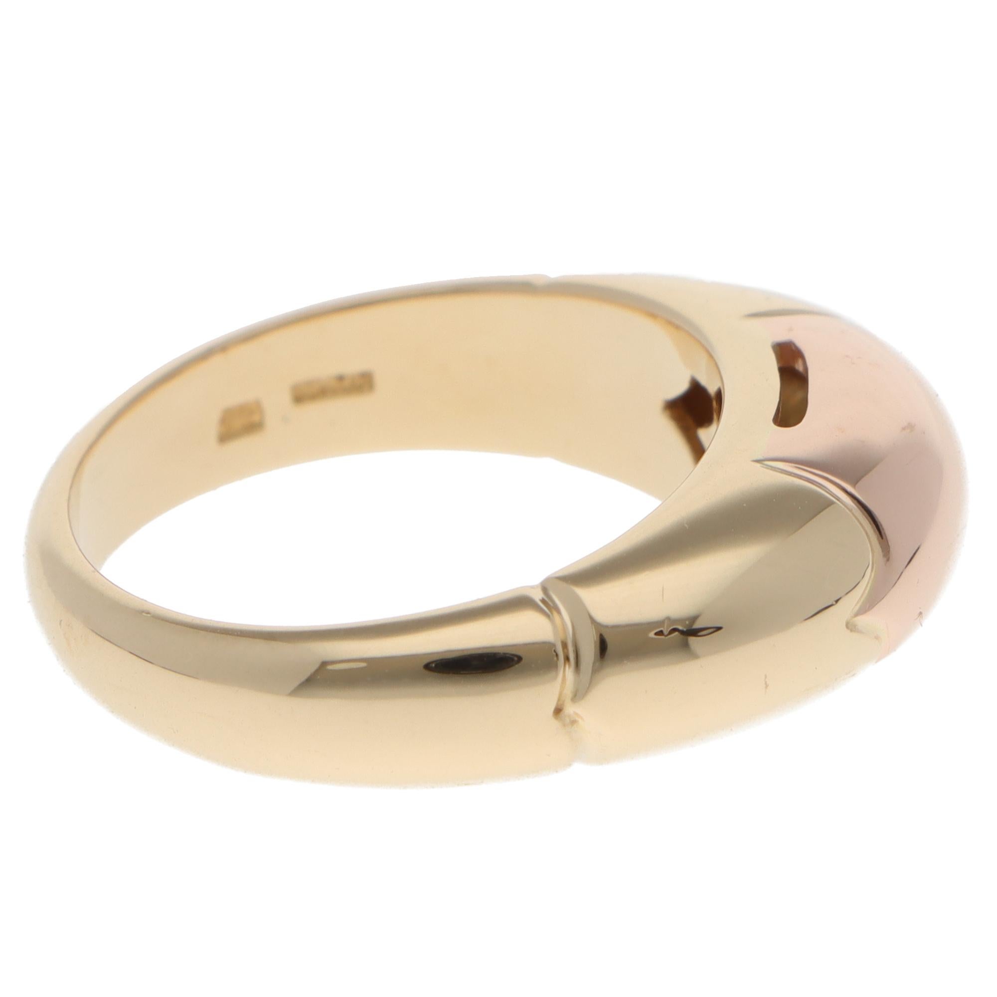Bulgari Bague Celtaura en or jaune et rose Unisexe en vente