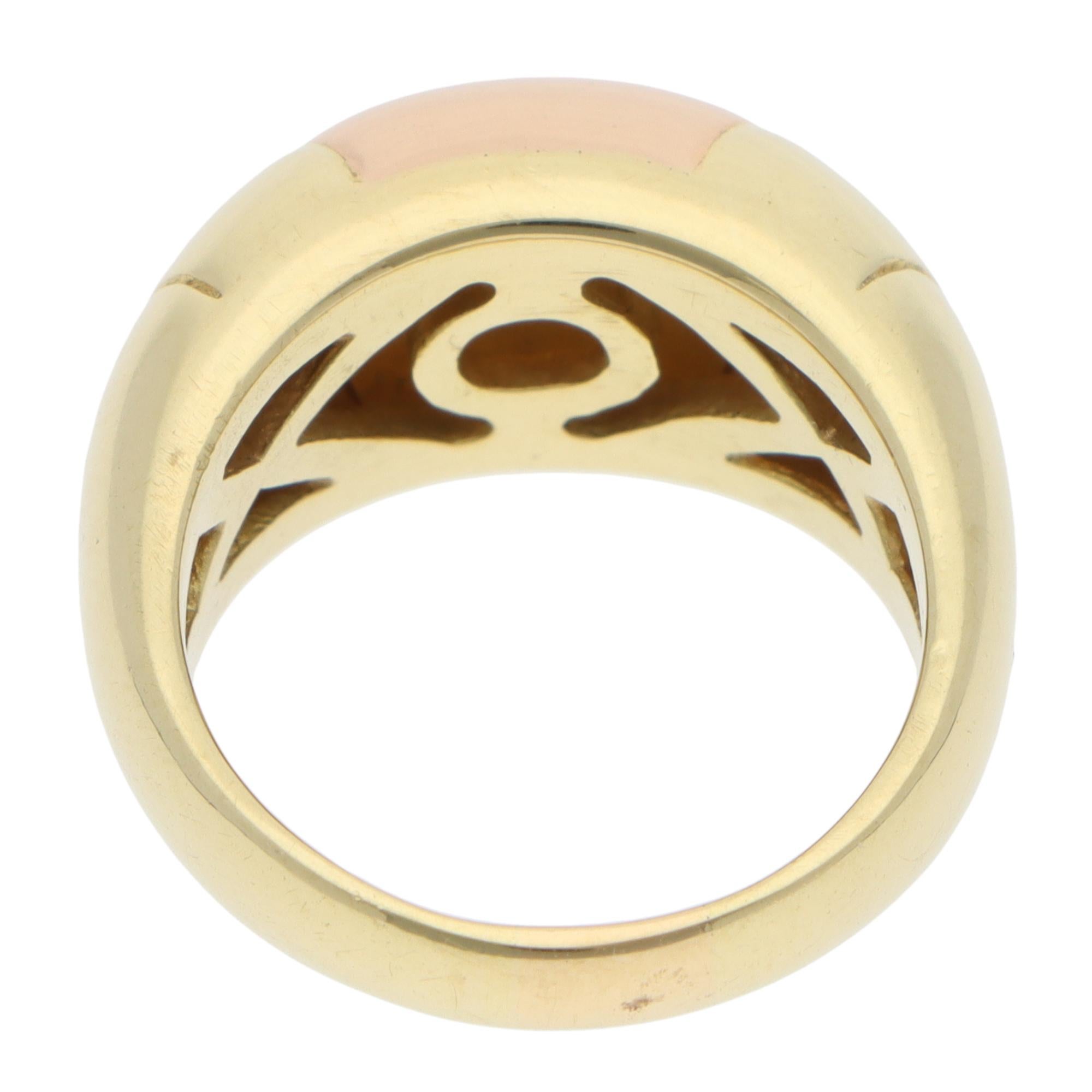 Vintage Bulgari Celtaura Ring in Yellow and Rose Gold 1