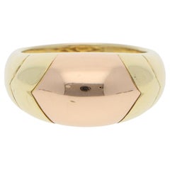 Anello Bulgari Celtaura d'epoca in oro giallo e rosa