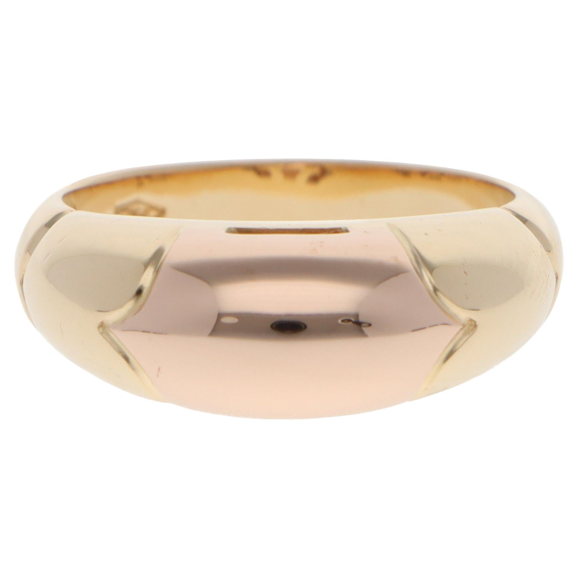 Vintage Bulgari Celtaura Ring in Yellow and Rose Gold