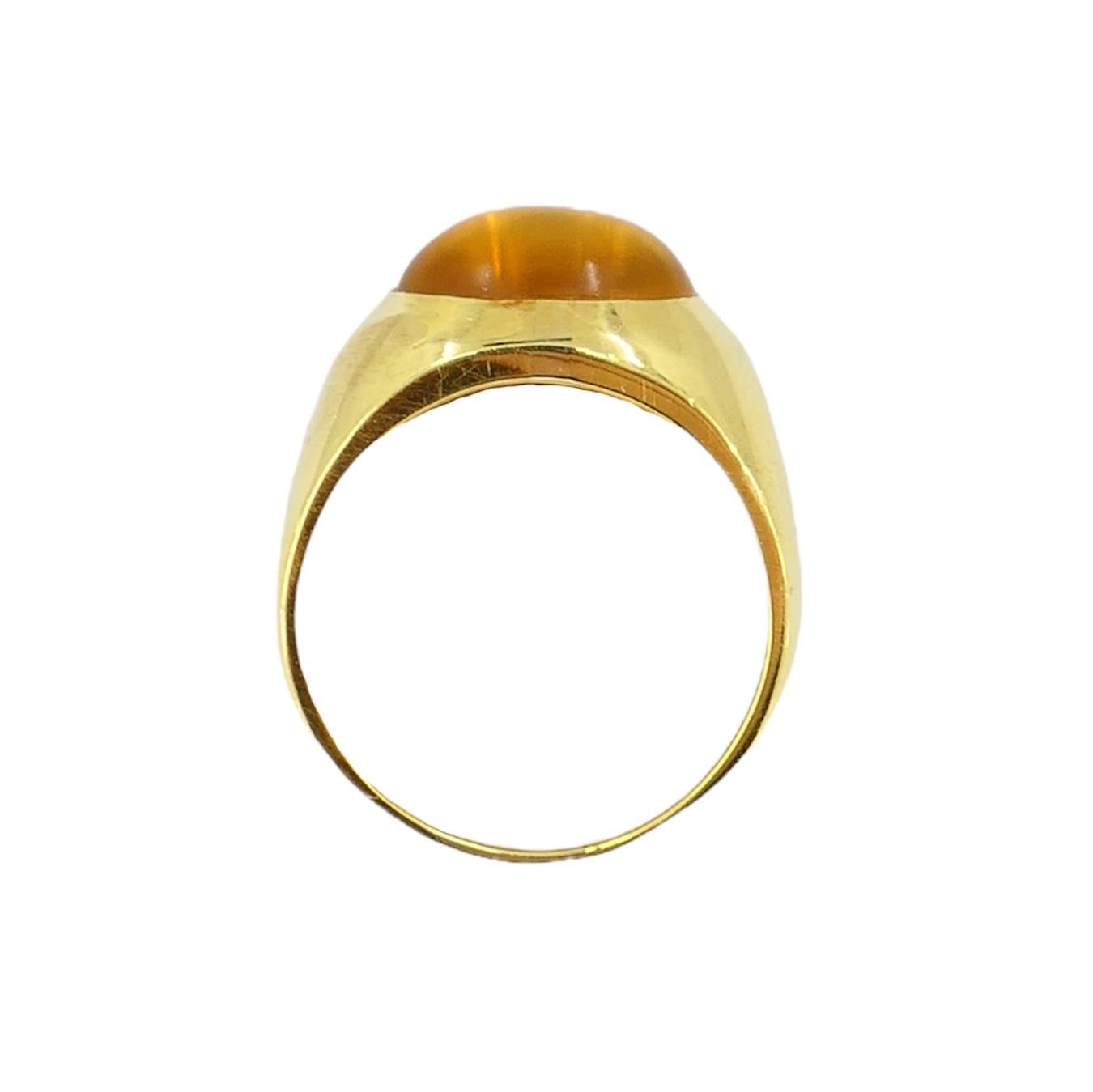 Vintage Bvlgari Doppio 18k Gold Amethyst Citrine Ring 3