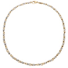 Vintage Bulgari Fancy Link Chain Necklace