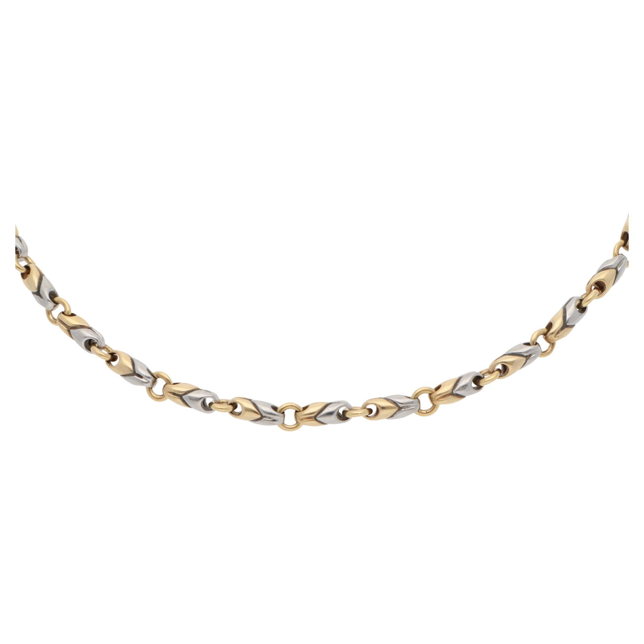 Vintage Bulgari Fancy Link Chain Necklace