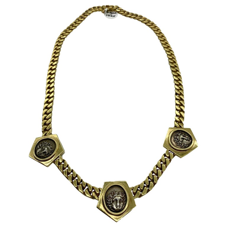 Vintage Bulgari Monete Ancient Greek Coin Chain Necklace at 1stDibs
